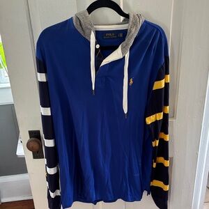 Ralph Lauren Polo Shirt in Blue and Gray